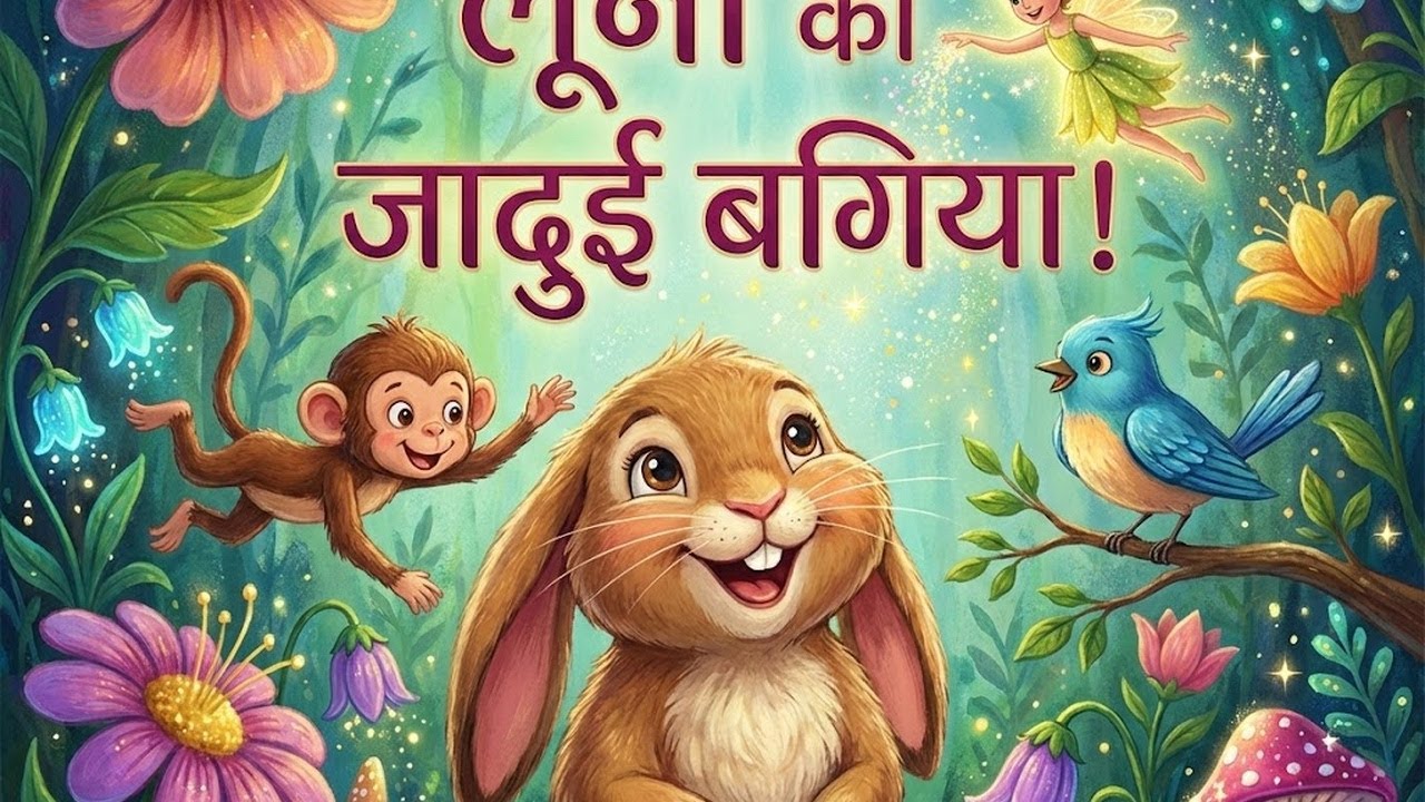 लूना की जादुई बगिया 🦋✨ | बच्चों की मज़ेदार कहानी | एनिमेटेड परी कथा