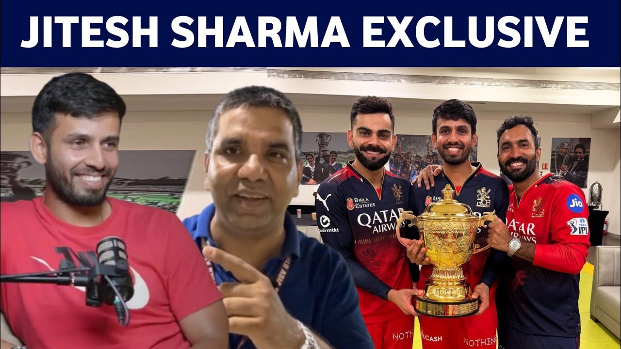 Jitesh Sharma Exclusive on First Meeting with Virat, RCB & Sanju’s T20WC Performance
