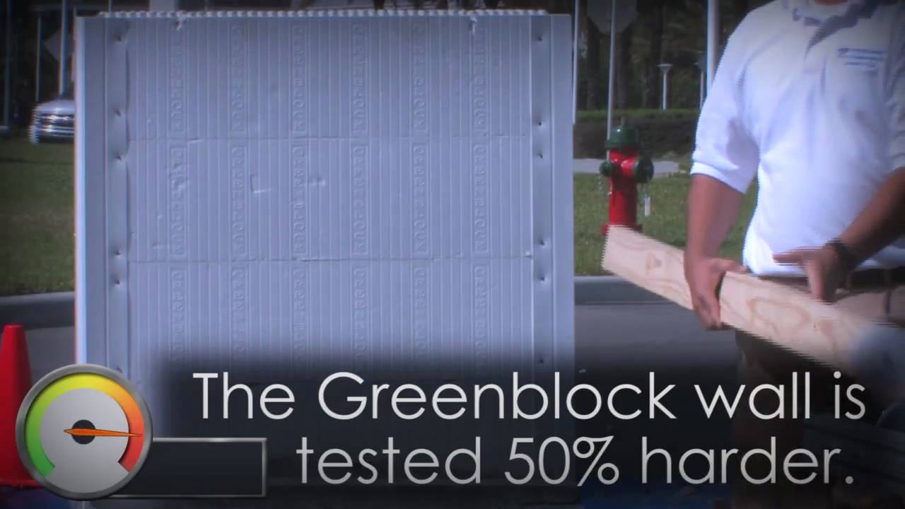 Greenblock Insulated Concrete Forms vs 2x4 Cannon