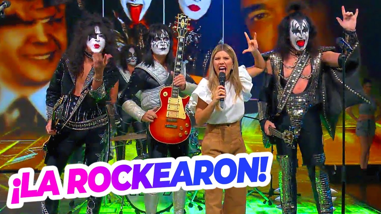 ¡LENGUA ROCKERA! Los imitadores de Kiss la rompieron en Bienvenidos a bordo