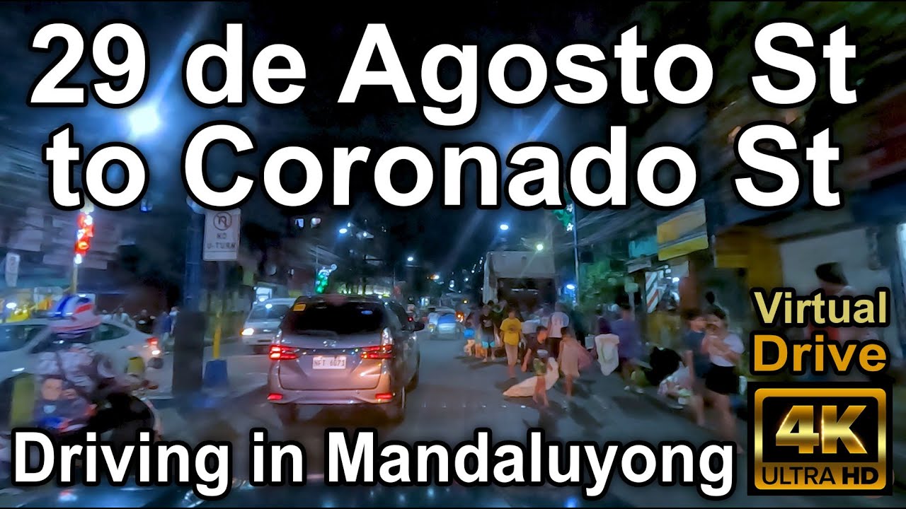 [4K] Driving from 29 de Agosto to Coronado St, Mandaluyong | Drive Tour |  GoPro Hero 10 | ASMR