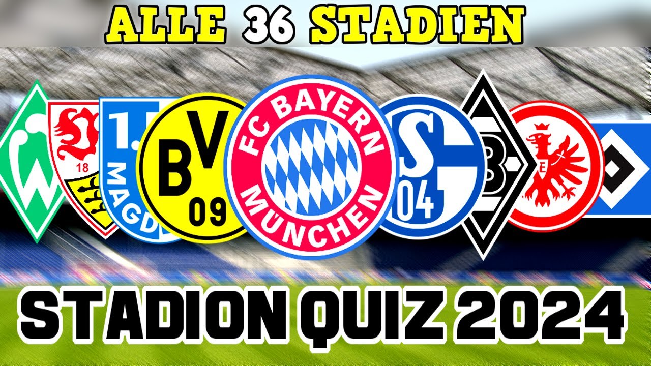 Bundesliga Stadion erraten 👀 1. & 2. Liga | Stadion Quiz 2024