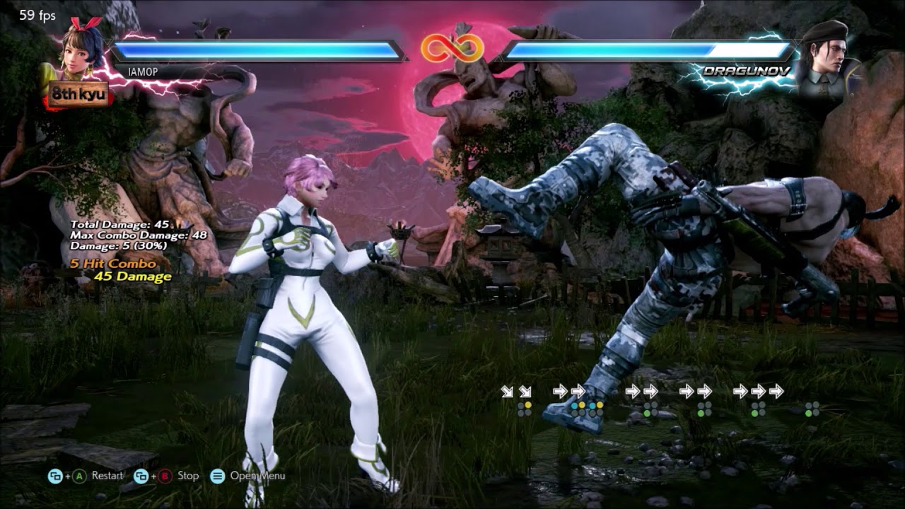 Josie gets a unique combo while punishing Drag's WS 1+2