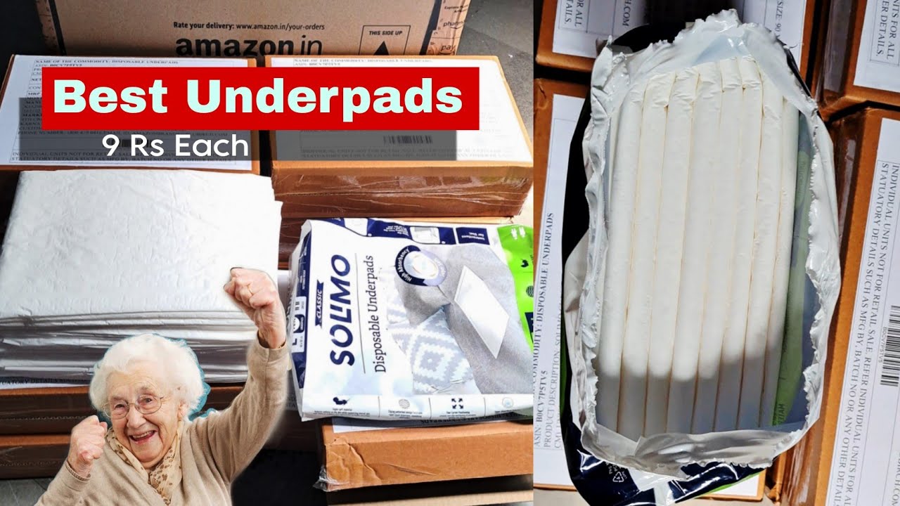 Best Adults Underpads Solimo Classic | Amazon Brand Underpads for Adults | @FlipMaZone