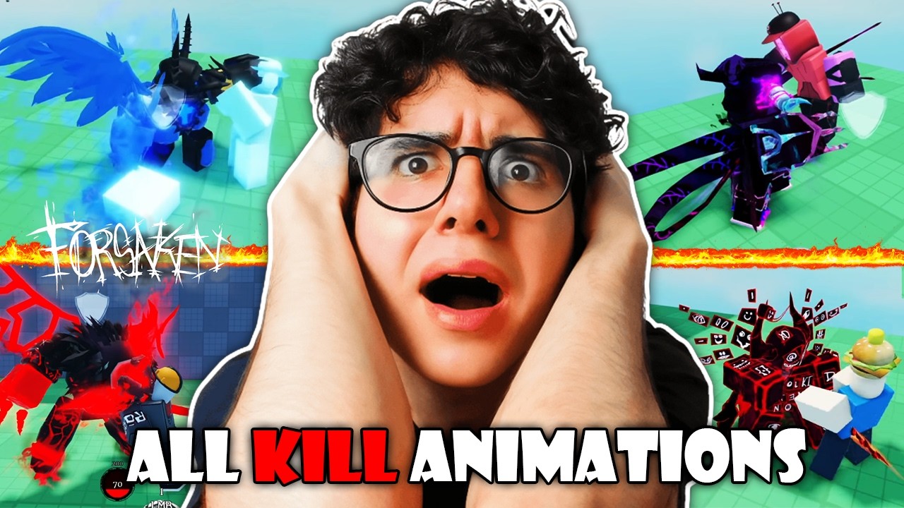 ALL FORSAKEN *NEW* KILL ANIMATIONS FIRST REACTION!! 🔥[Azure Update]