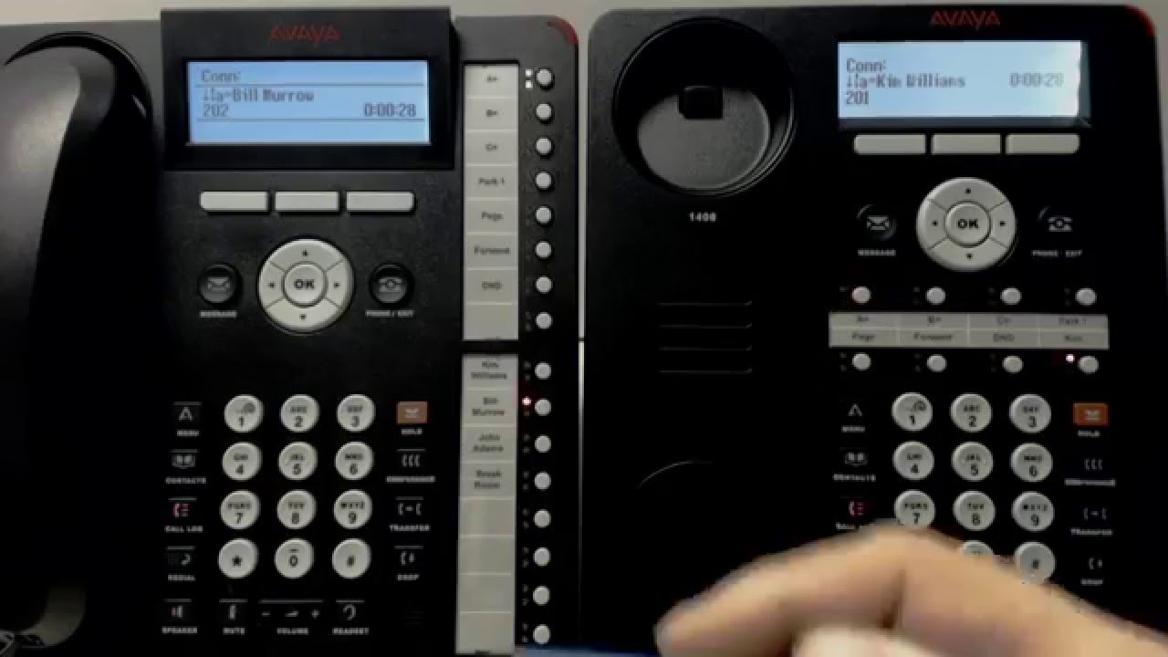 1 Basic Call Handling Avaya 1416 1408 Phones