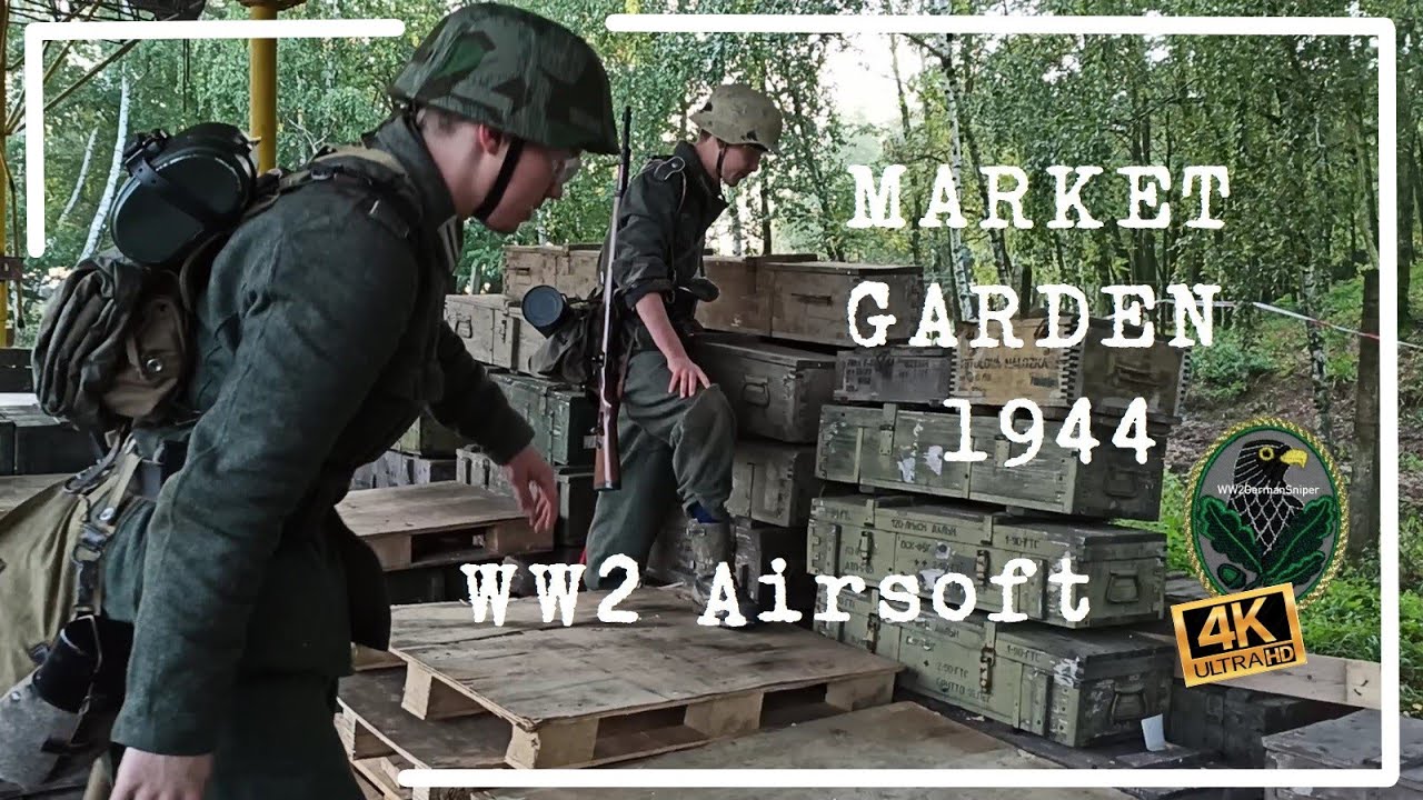 WW2 Market Garden 1944 (WW2 airsoft reenactment CZ) 4K