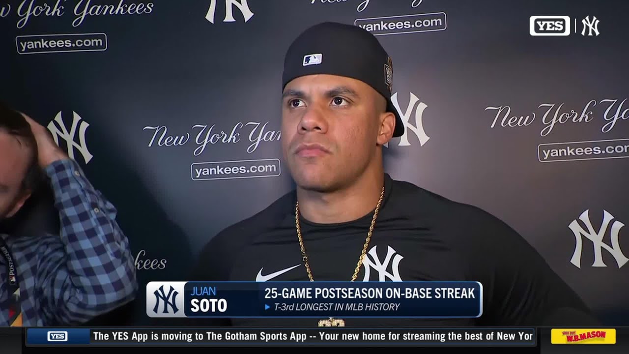 Juan Soto discusses World Series, free agency