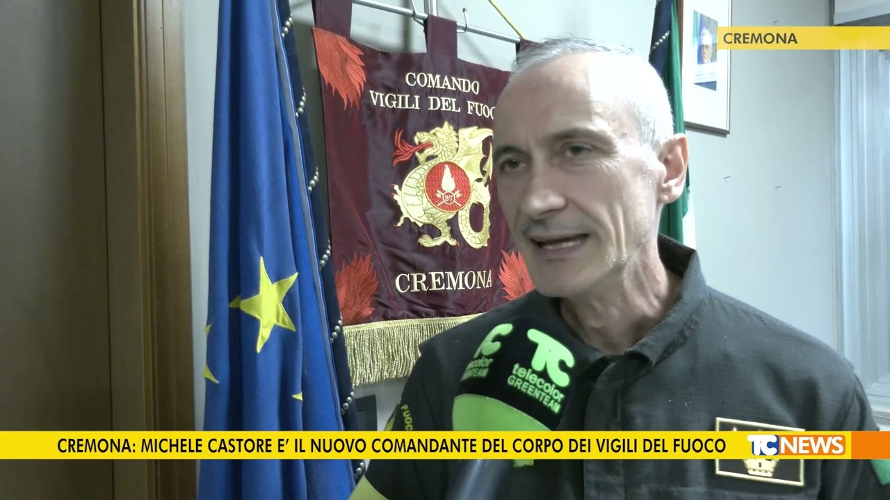 Cremona: Michele Castore e’ il nuovo comandante del corpo dei vigili del fuoco