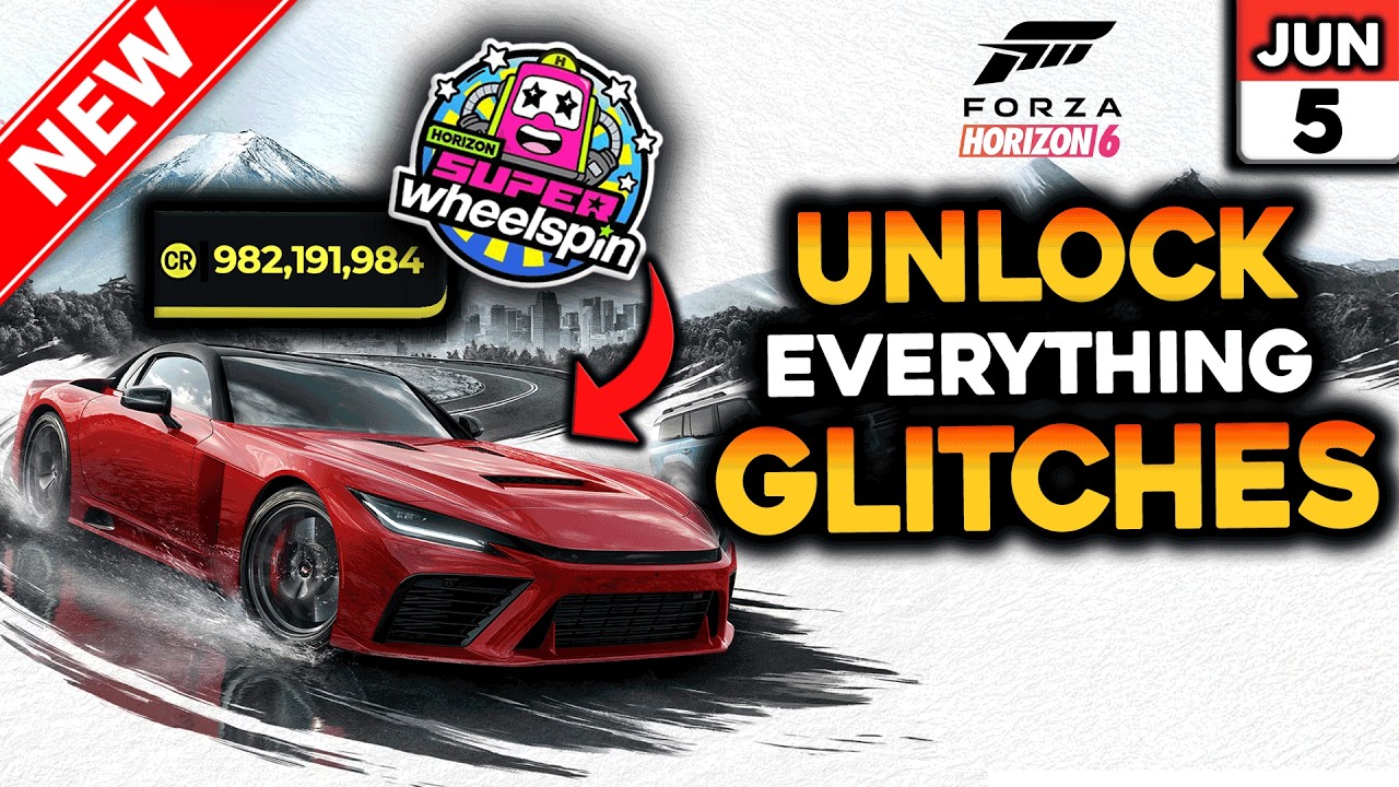 *NEW* BEST Forza Horizon 6 GLITCHES (AFTER PATCH) - Easy Unlimited XP / Credits / Wheelspins