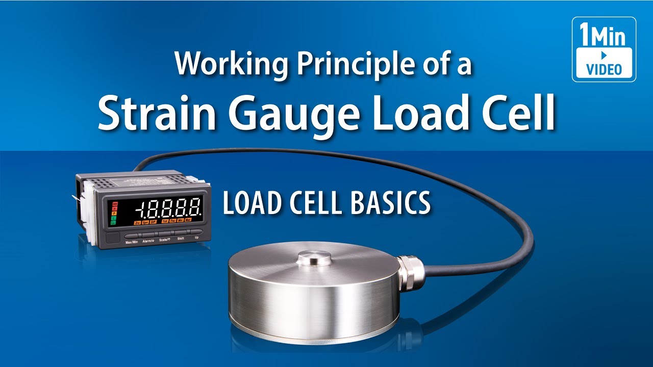 Working principle of a strain gauge load cell