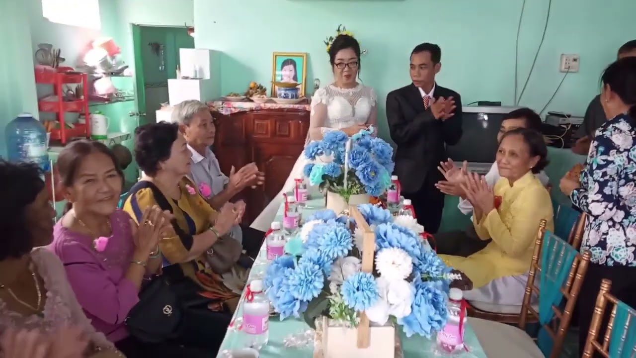 RƯỚC DÂU ZÌA DINH. Chú rể NGỌC THÀNH và cô dâu MỸ LOAN. @travinhquetoi-tambe