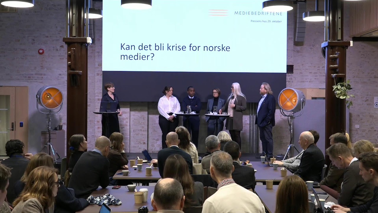 Kan det bli krise for norske medier?