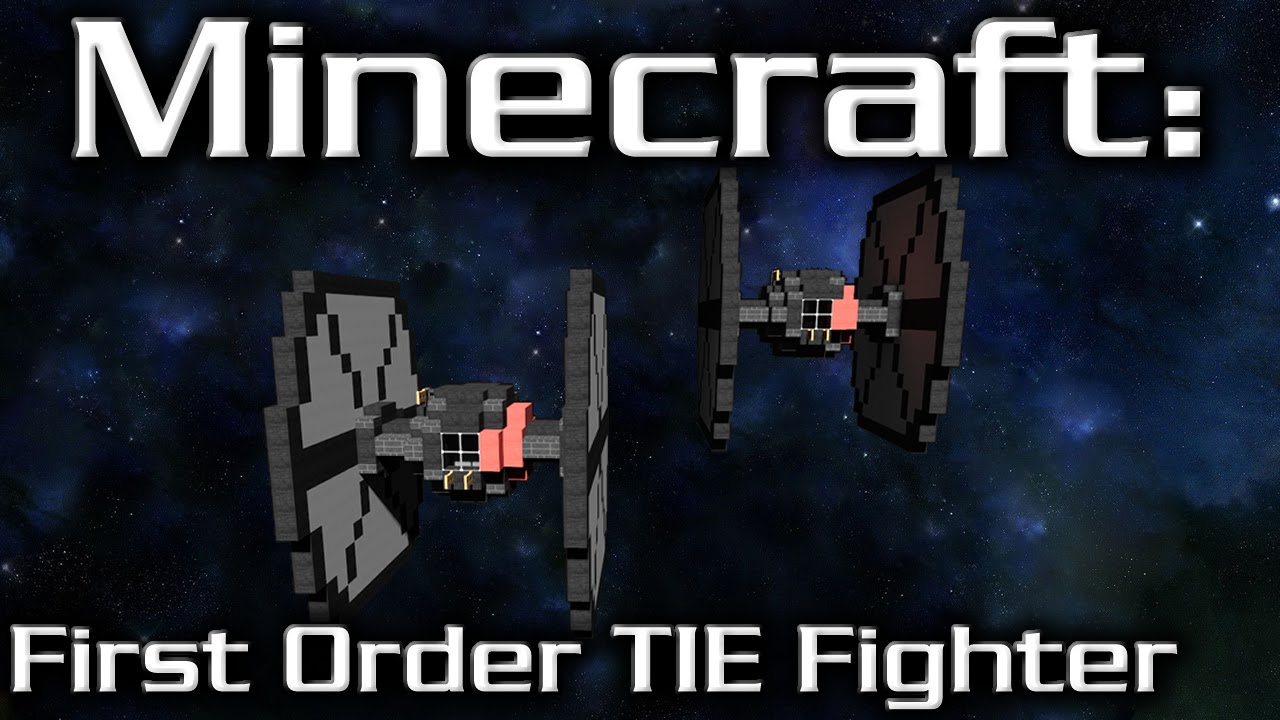 Minecraft: Star Wars: First Order TIE Fighter Tutorial (2/1 Scale)