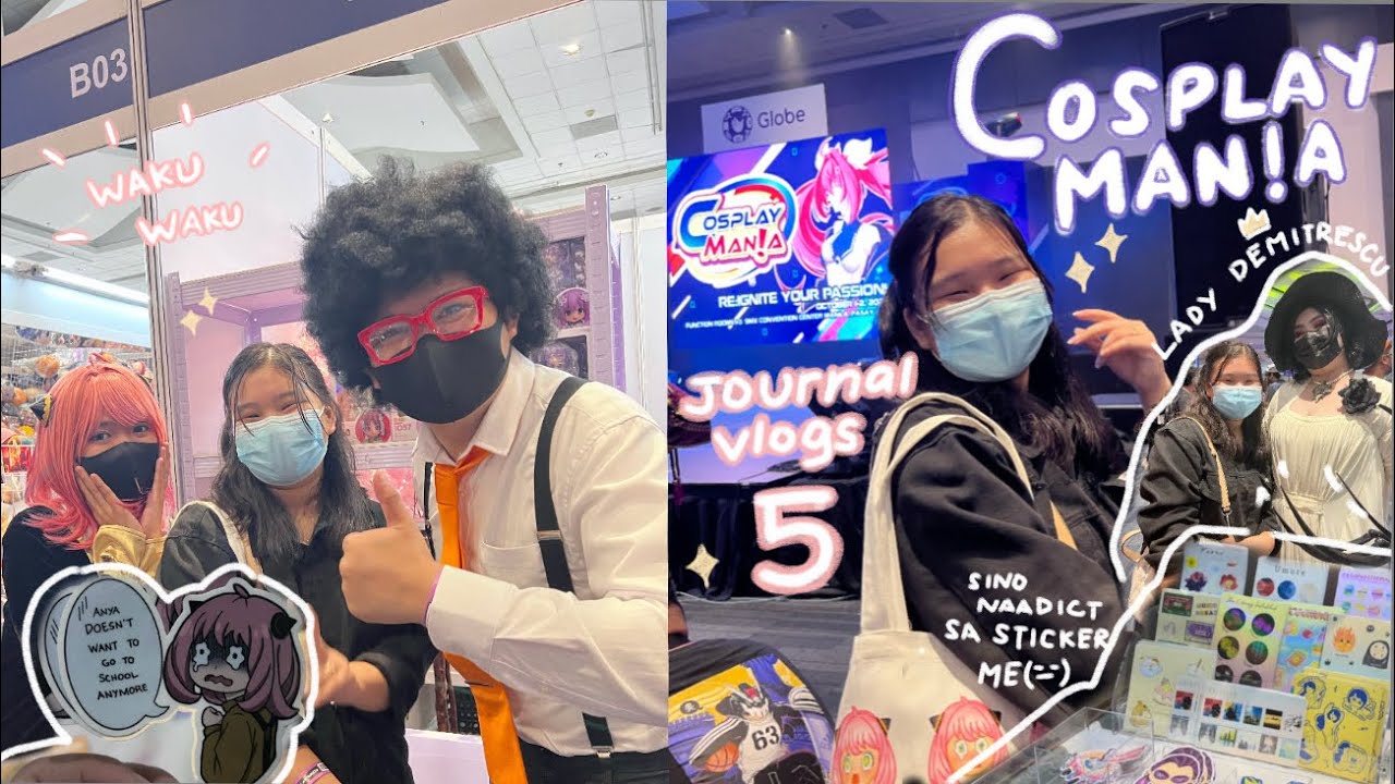 Cosplay Maniaa- anime conventions in the Philippines ✨🎉| journal vlogs| Janelle rose
