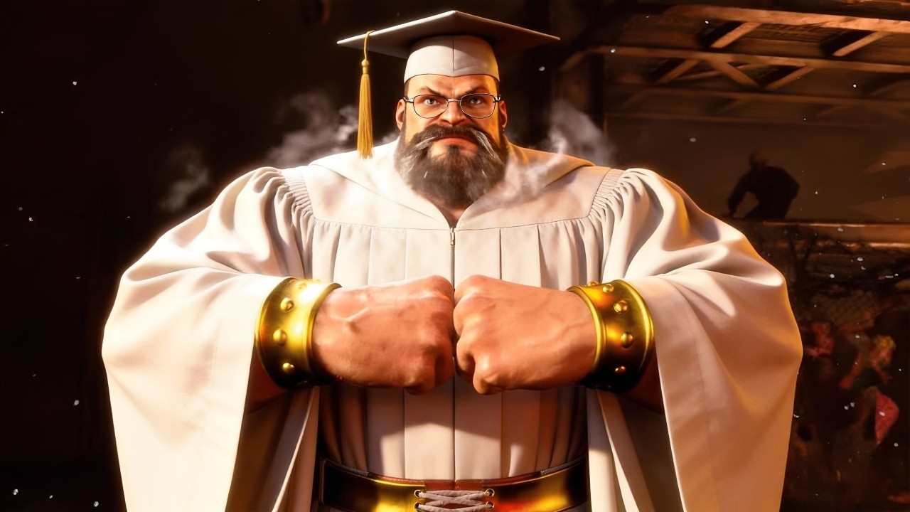 玩老桑的都是心理学大师？小孩表示他是教授级别！街霸6：不知火舞VS桑吉尔夫