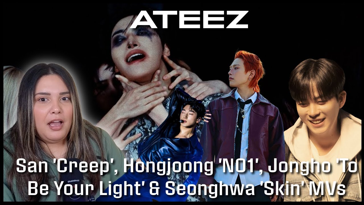 Сольные выступления ATEEZ (Часть 2) | Музыкальные клипы Сана «Creep», Хонджуна «NO1», Чонхо «To B...