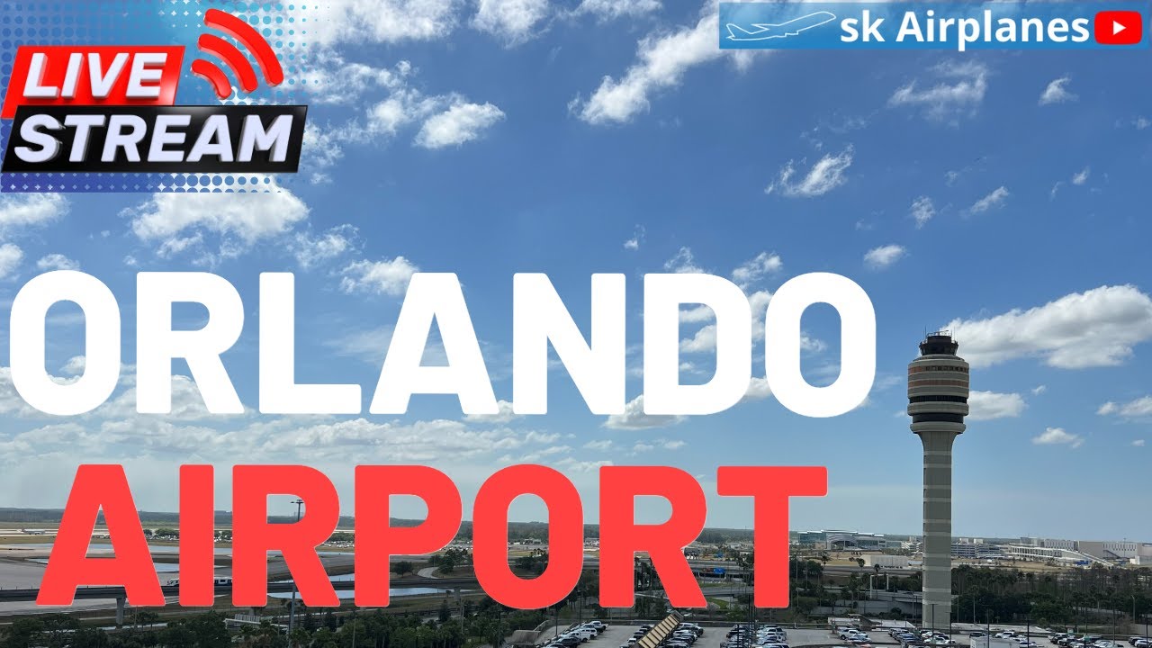 🔭 Watching Planes ✈️  At Orlando International Airport (MCO)