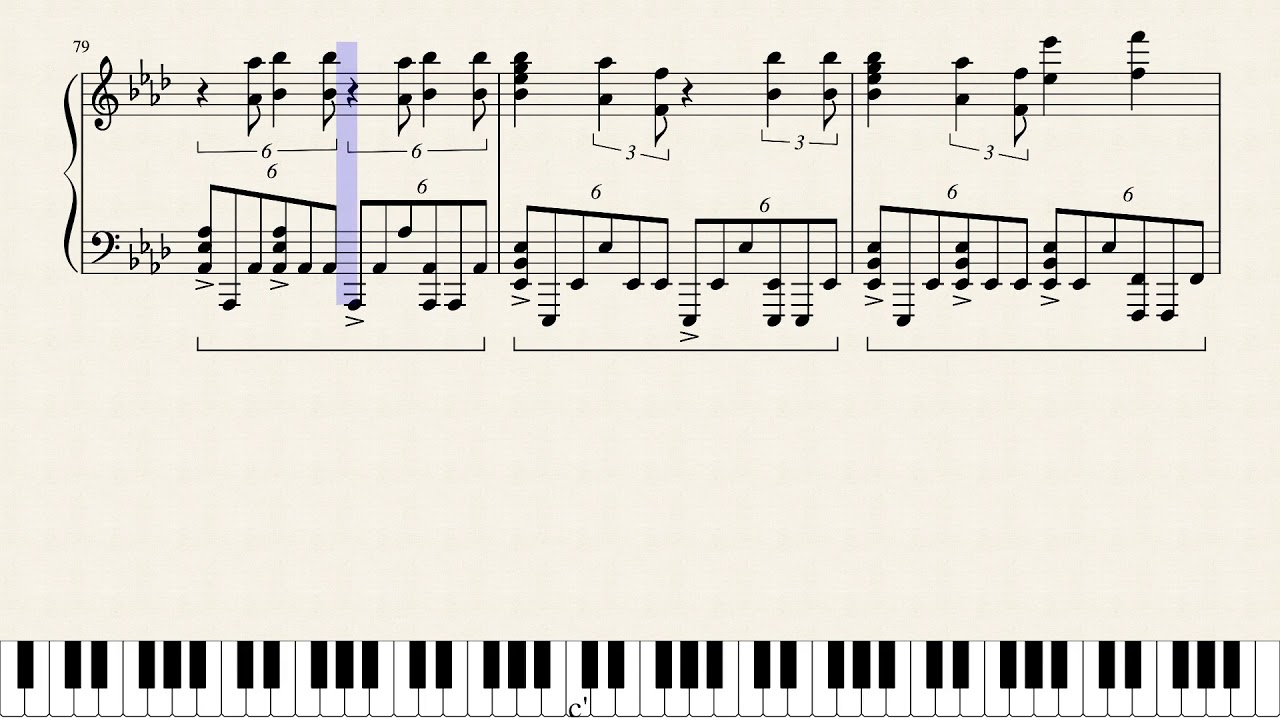 The Score - Born for This (Piano Cover)