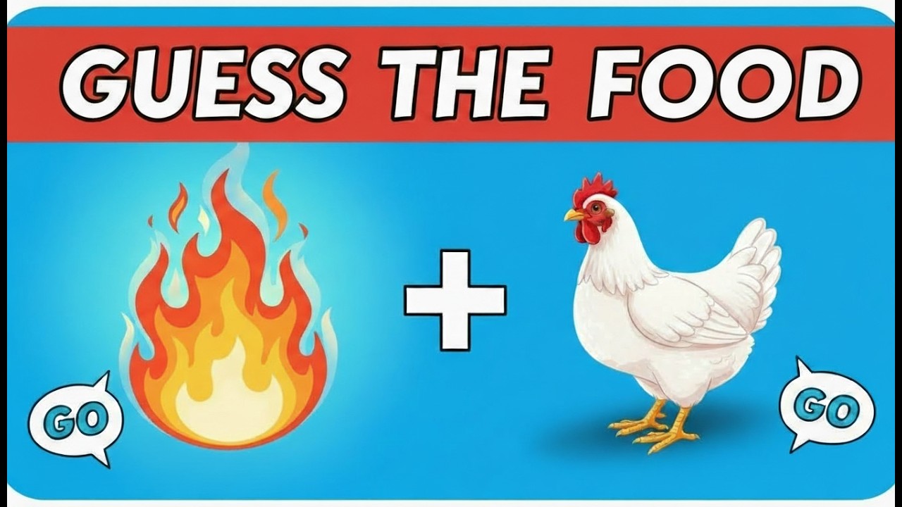 Guess The Food By Emojis 🍔🍕 Popular Foods Edition | Emoji Quiz 2026