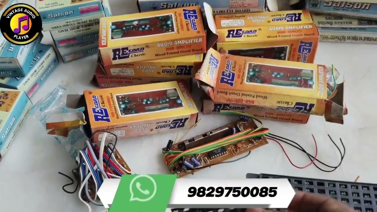 4445ic board(with preamp)  BT jhankaar board, recording board, pre- head board, led vu meter 
