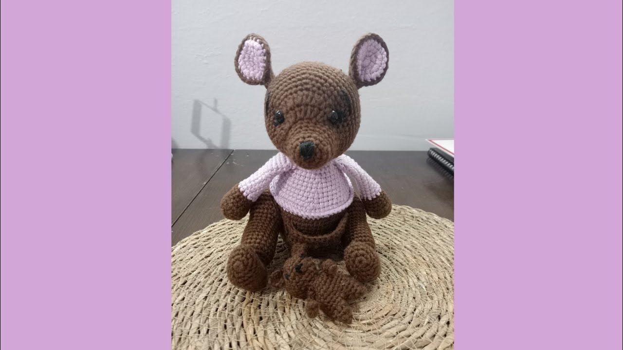 amigurumi kanguru yapılışı 1 bölüm/how to make amigurumi kangaroo 1