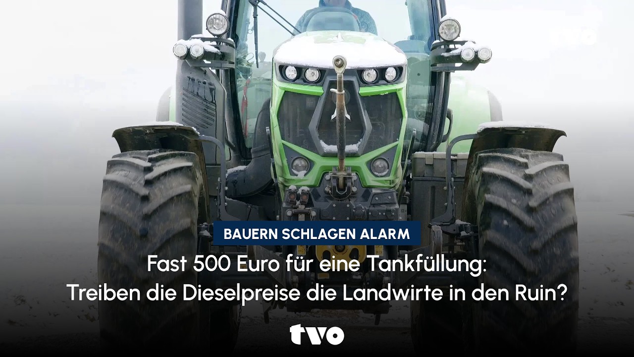 Fast 500 Euro f&uuml;r eine Tankf&uuml;llung: Treiben die Dieselpreise die Landwirte in den Ruin?