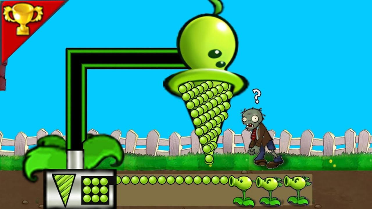 Strongest Fusion Plant Peashooter Evolution Pea Plants Vs. Zombies