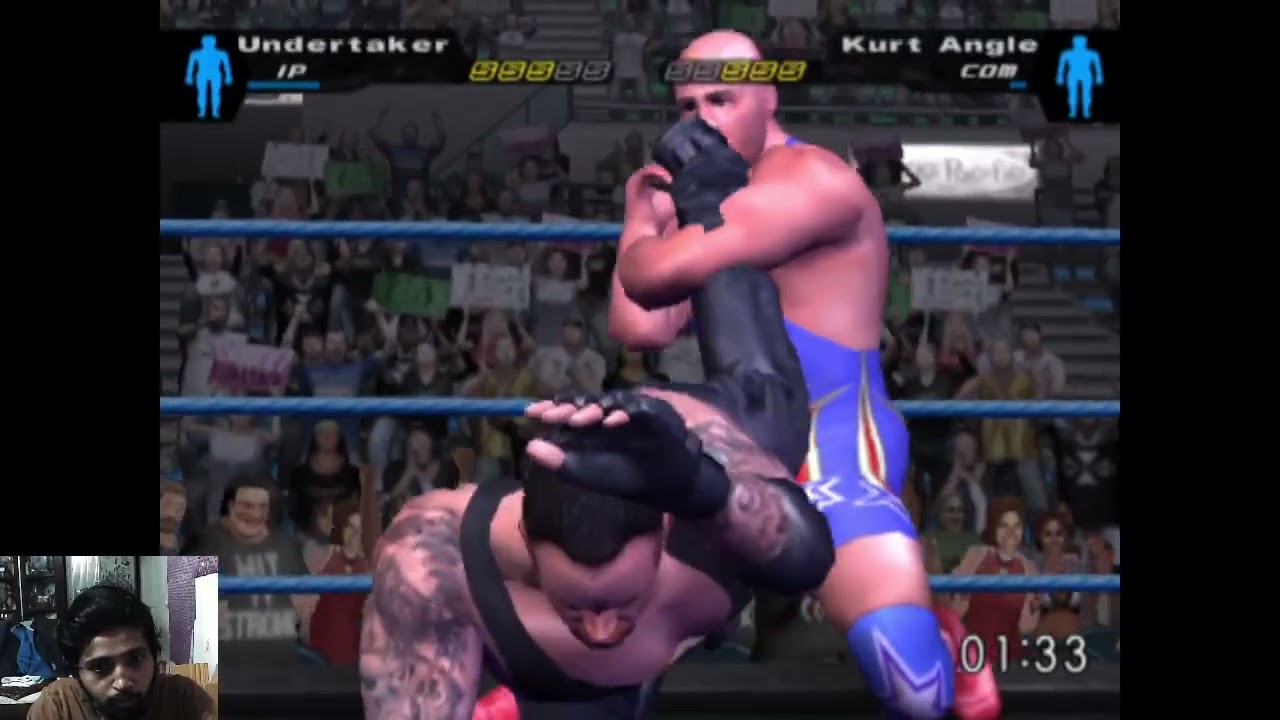 wwe smackdown here comes the pain - Undertaker vs Kurt Angle