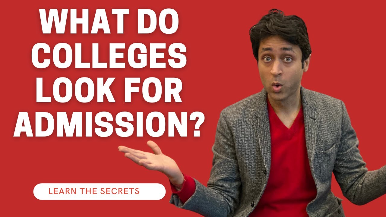TWO QUESTIONS THAT COLLEGES LOOK FOR ADMISSION | LEARN THE ULTIMATE SECRETS | College vlog