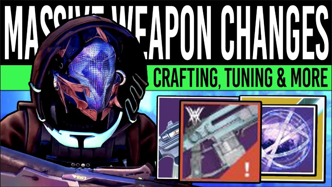 Destiny 2: NEW WEAPONS & CRAFTING REVEALED! Blueprints, Foundry Traits, Pursuit Shotgun & Preload!
