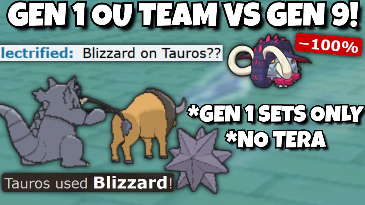 GEN 9 but I use GEN 1 OU POKEMON AND MOVESETS!