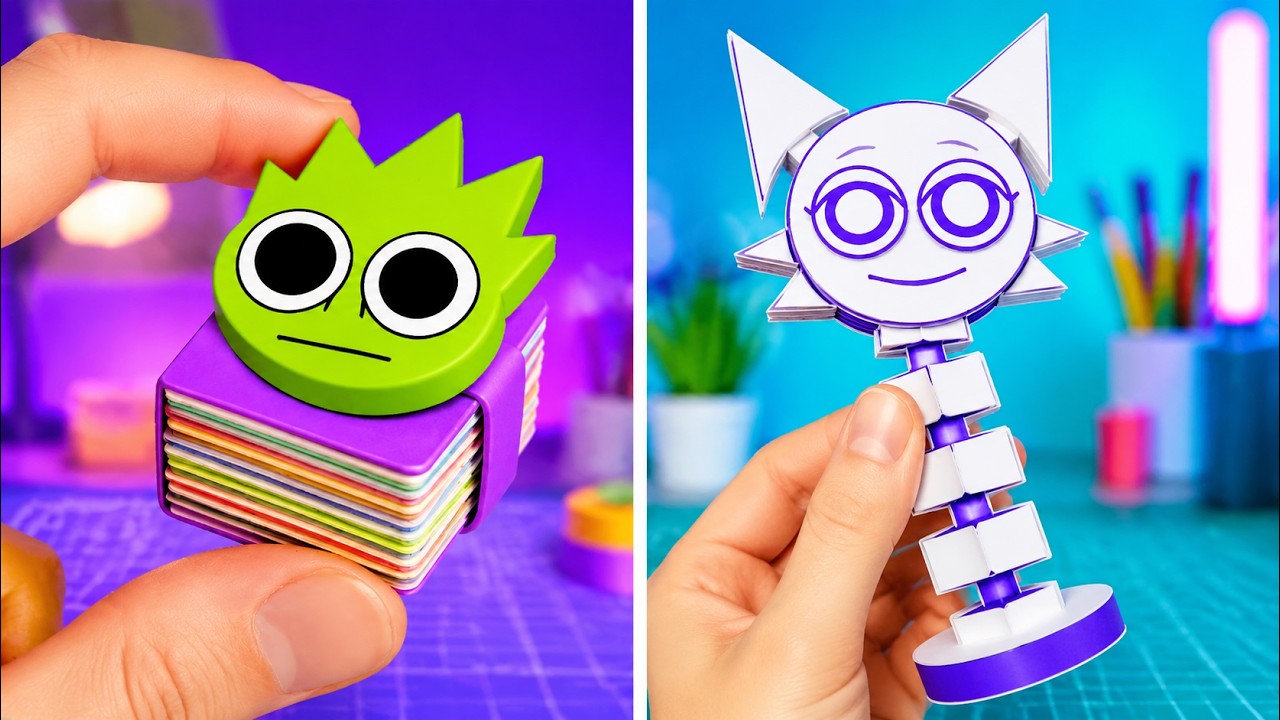 Bored? Turn Paper Into EPIC Sprunki Creations 😳📄🔥