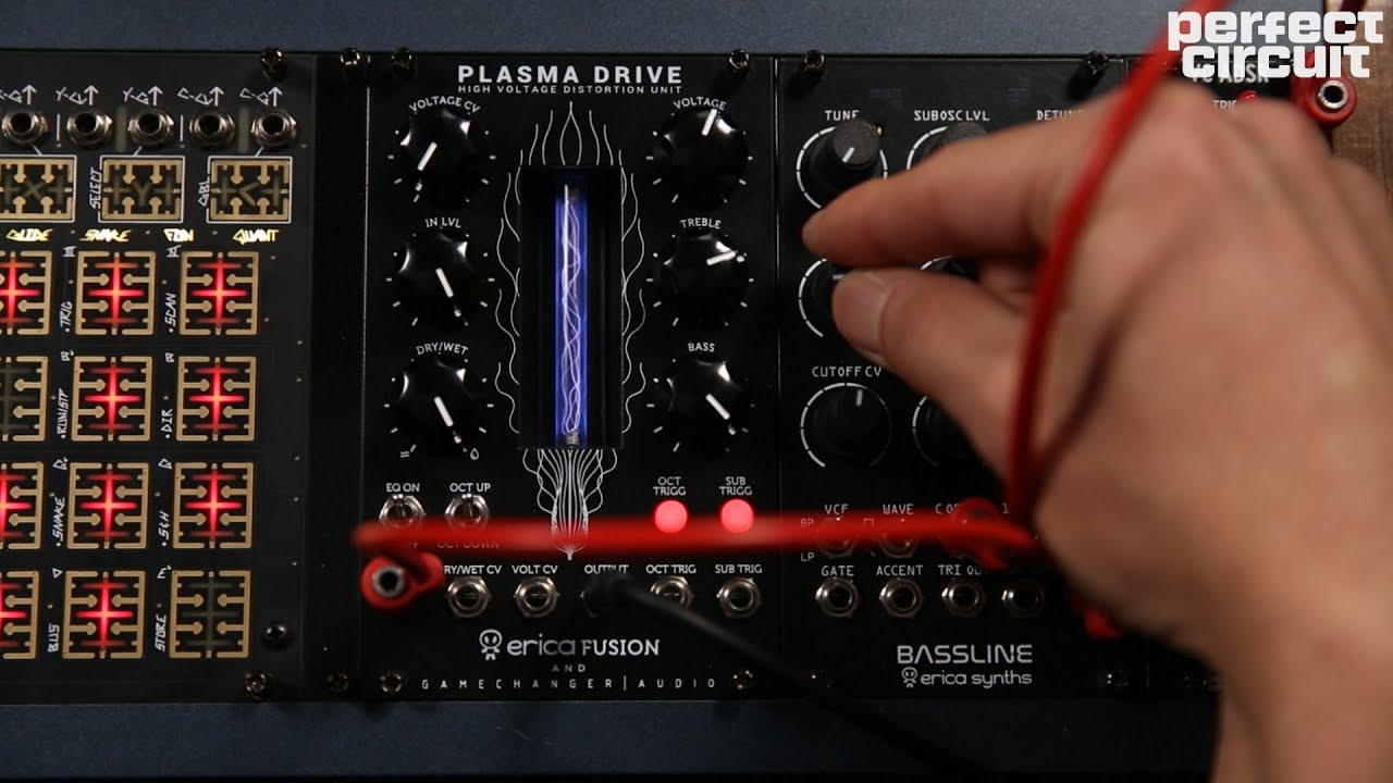 Erica Synths Plasma Drive High Voltage Xenon Tube Distortion In Eurorack