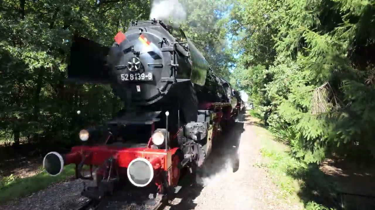 🚂 Drei Dampflok-Giganten unter Volldampf – 52 8139-9, 23 076 & 44 1593-1 in Beekbergen 🔥