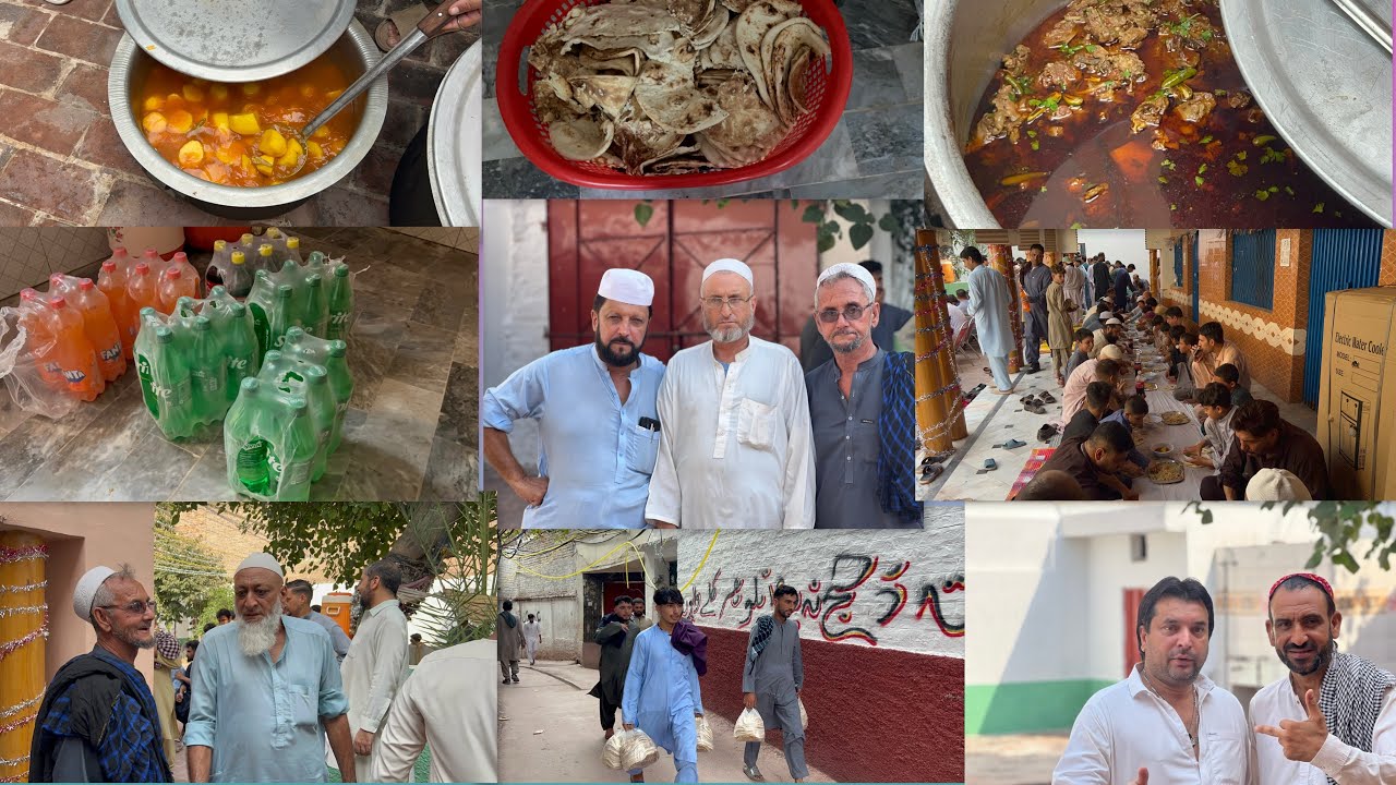 Aftab Hussain son and Akhtar Hussain grandson Aqeeqah program Mohalla Thattar Khel Kotli Kalan