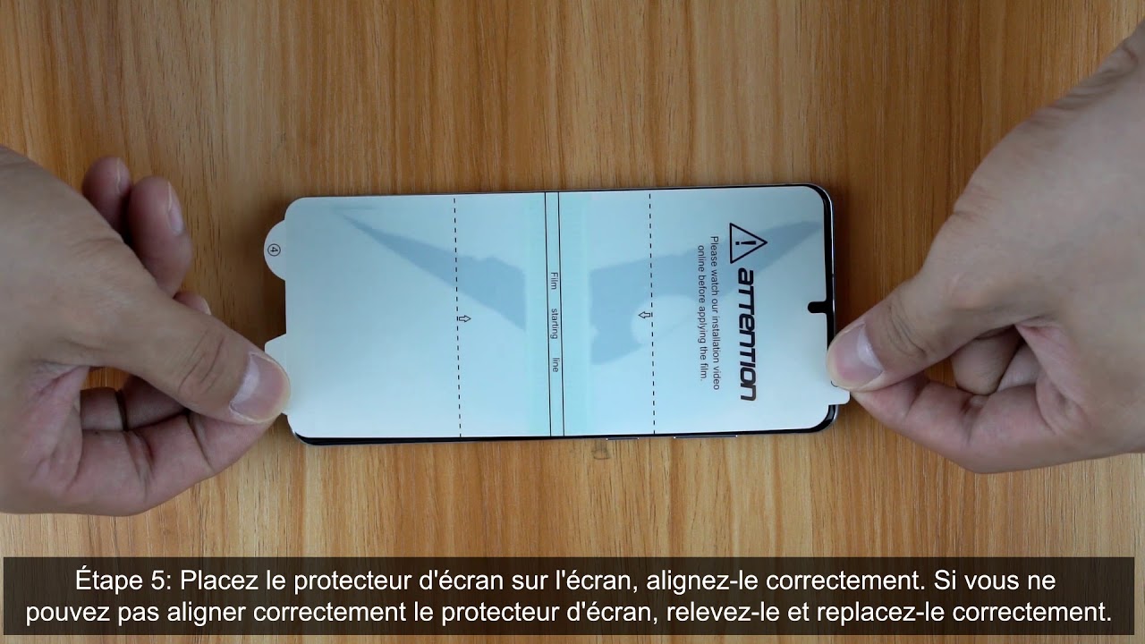 Vidéo d'installation du protecteur d'écran TAURI pour la série S20