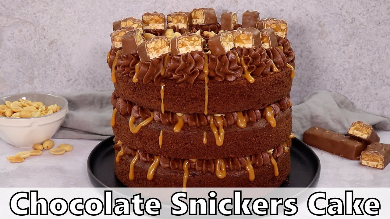 Chocolate Snickers Cake Recipe