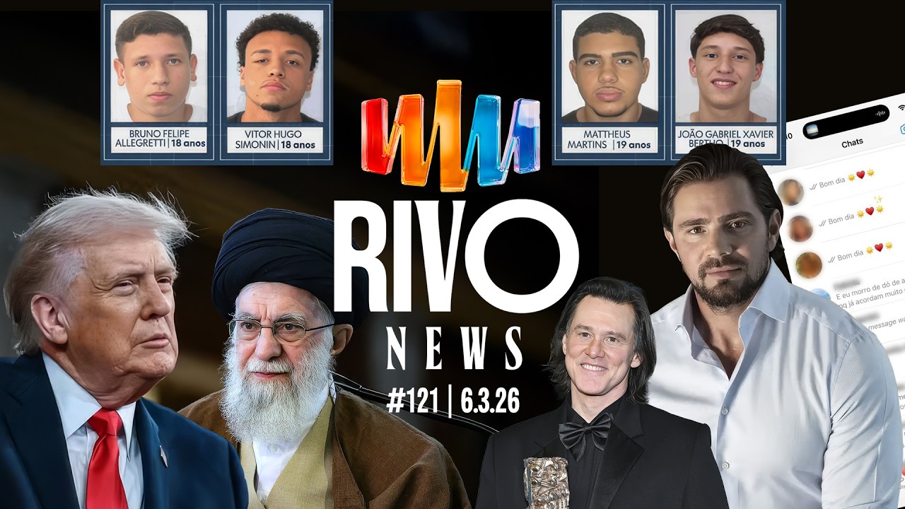 MENSAGENS DO VORCARO, GUERRA EUA x IRÃ, ESTUPRO COLETIVO E JIM CARREY MEXIDO | RivoNews #121 - 06/03