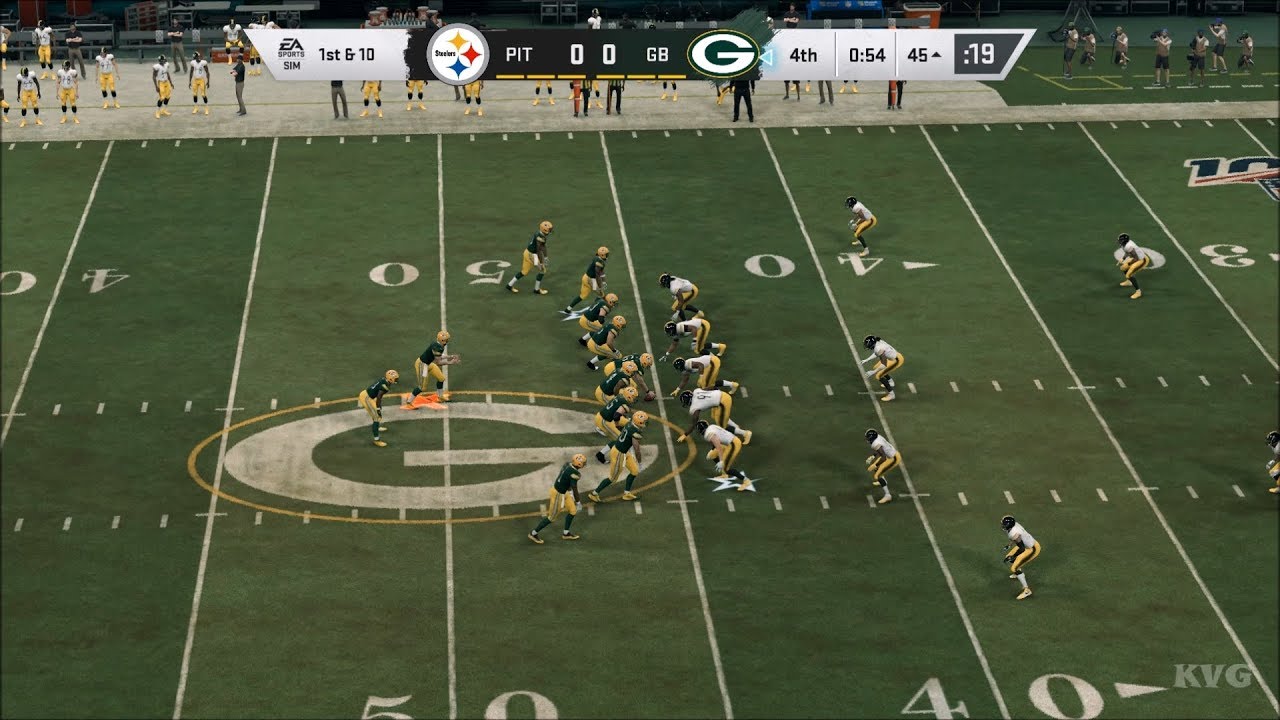 Madden NFL 20 - Green Bay Packers vs Pittsburgh Steelers - Gameplay (PC HD) [1080p60FPS]