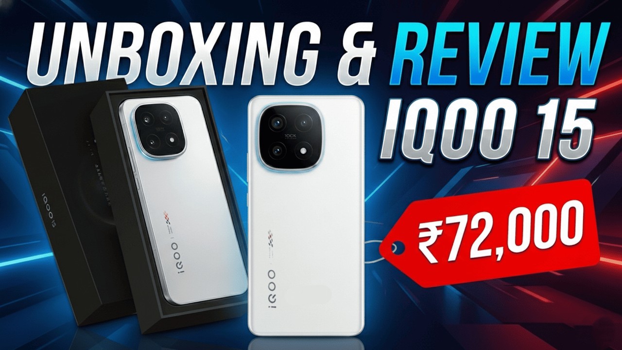 🔥 iQOO 15 Unboxing & Full Review — Snapdragon 8 Elite Gen 5 + Insane Battery!