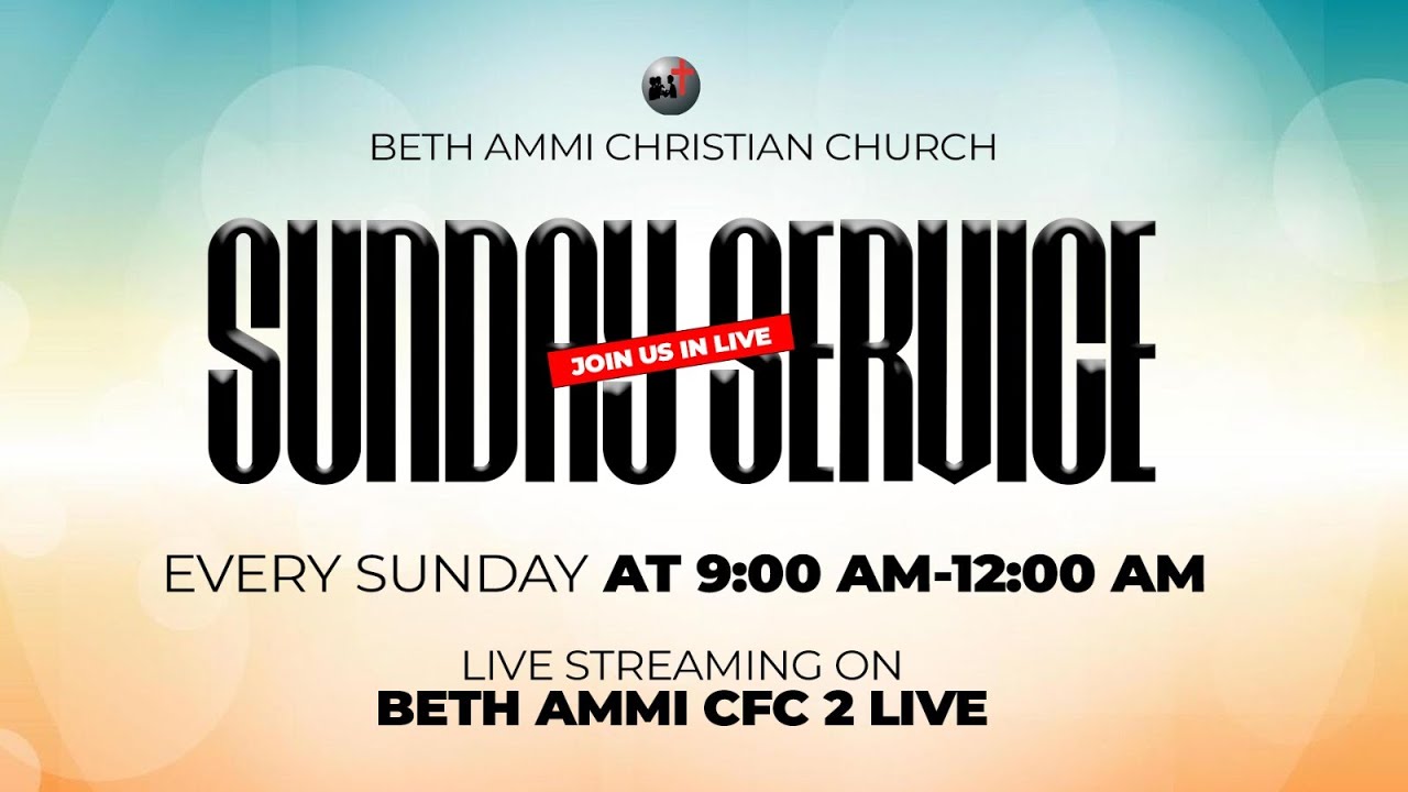LIVE 🔴 BETH AMMI CFC SUNDAY SERVICE ON 08-FEB-2026