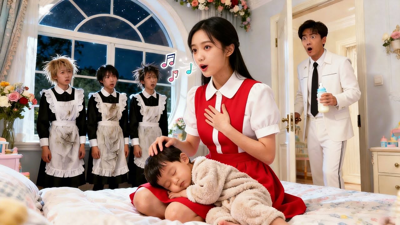 Anak ng CEO umiyak ng 999 katulong palayo—hanggang merong umakap at nagkanta sa kanya para matulog!