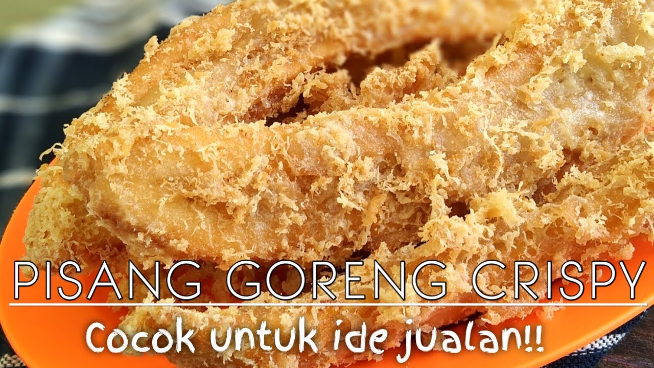 Cara membuat pisang goreng crispy super renyah