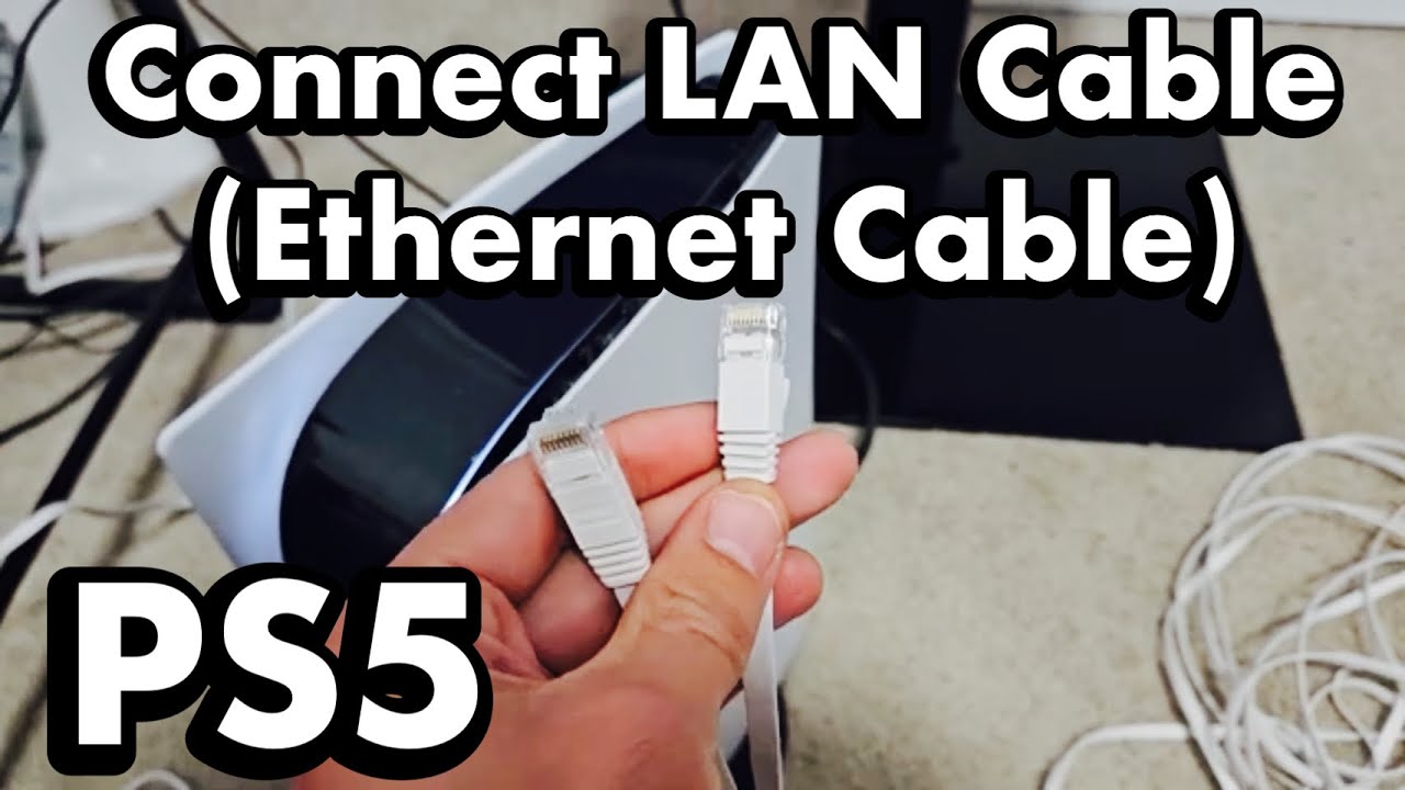 PS5: Как подключить/настроить с помощью кабеля локальной сети (Ethernet-кабеля)