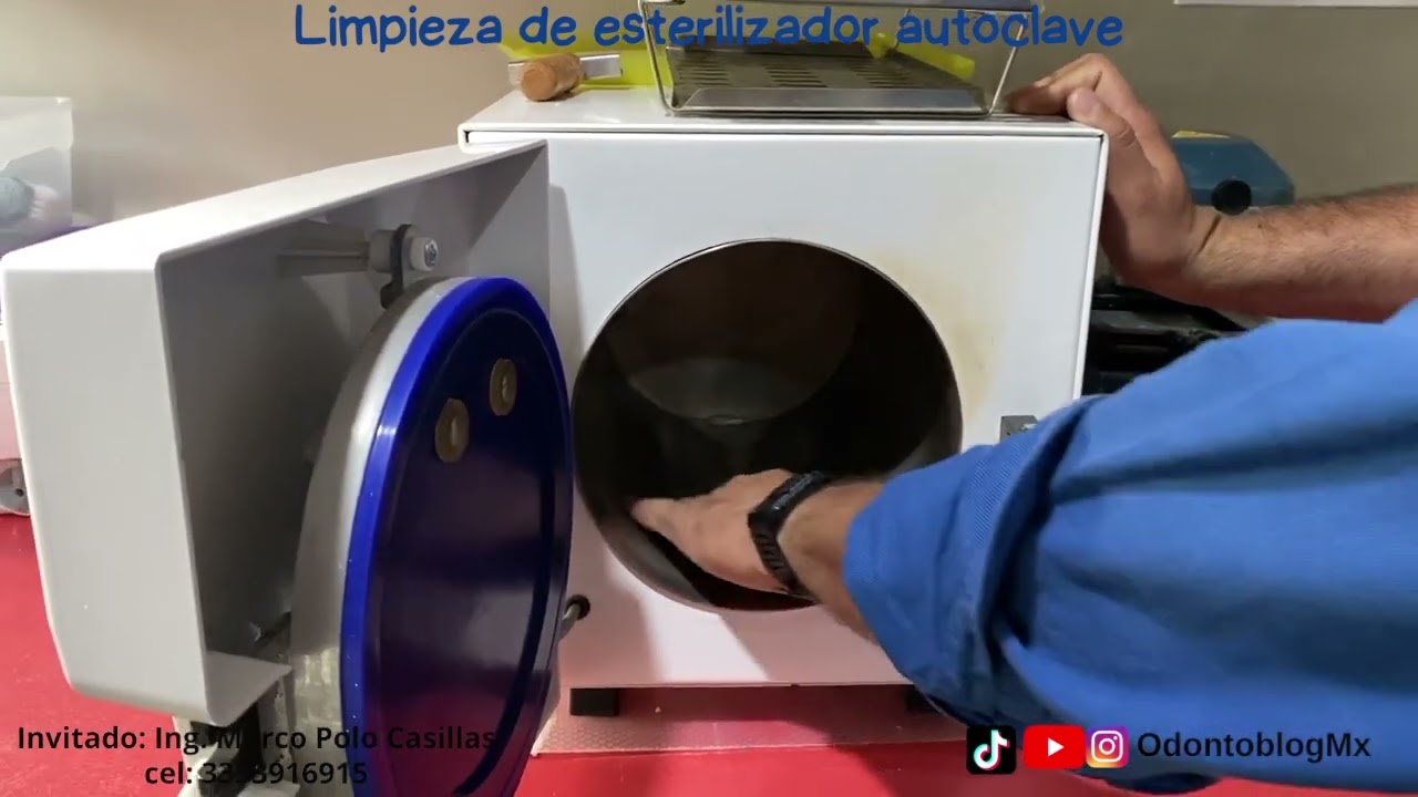 Limpieza del esterilizador autoclave