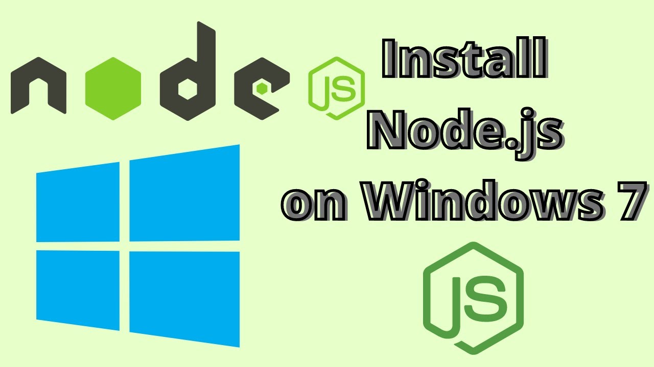 How to Install Node js on Windows 7 Step by Step Tutorial