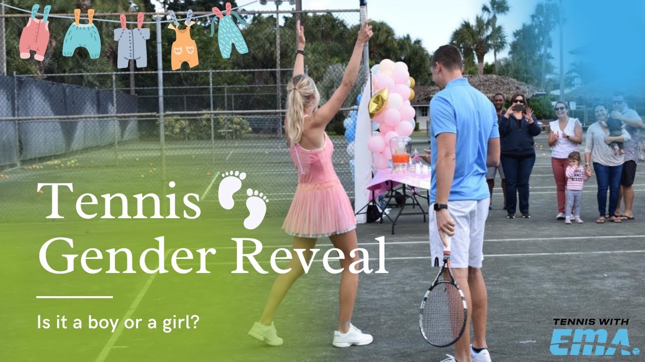 Baby Bucko Tennis Gender Reveal