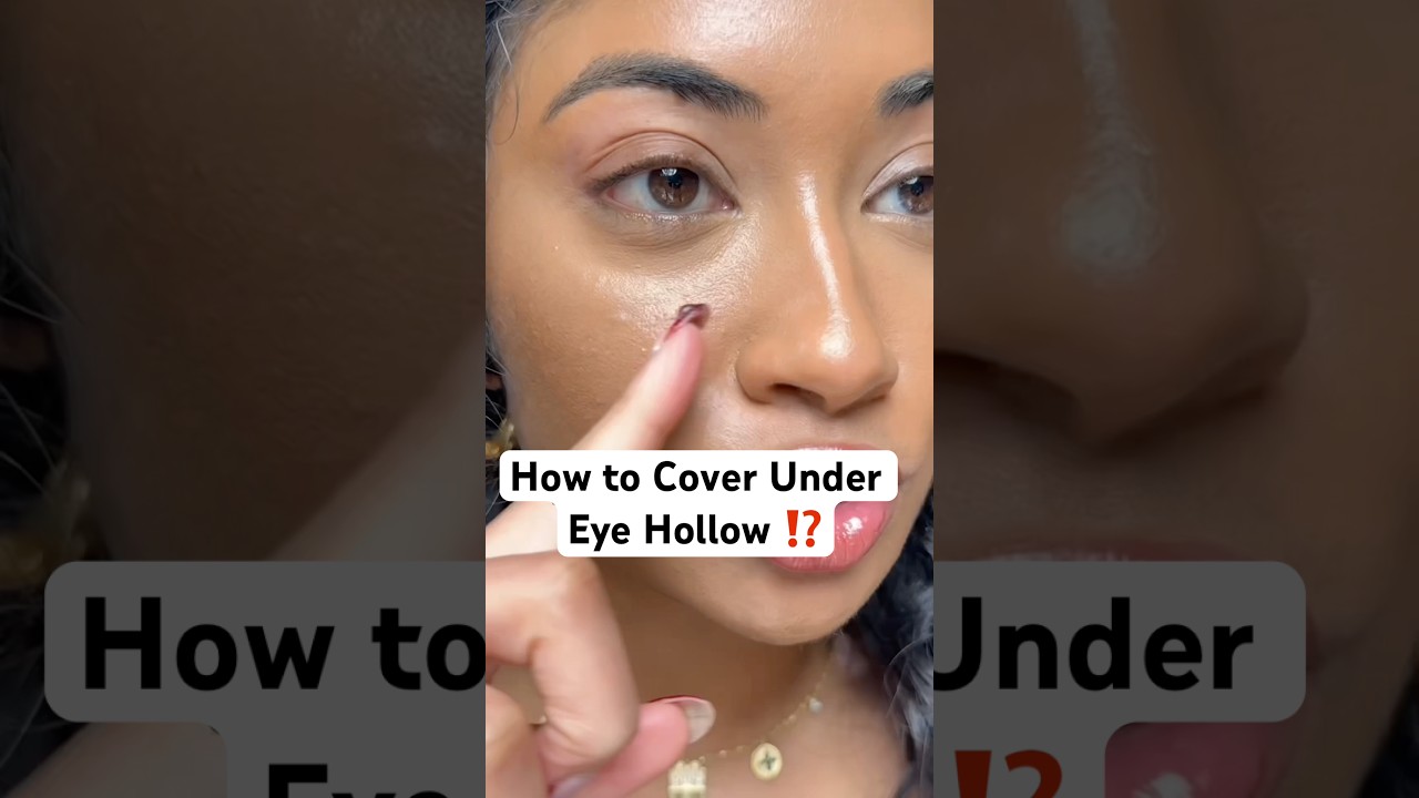 THIS IS THE ONE TECHNIQUE YOU NEED TO COVER YOUR UNDEREYE HOLLOW👏🏽