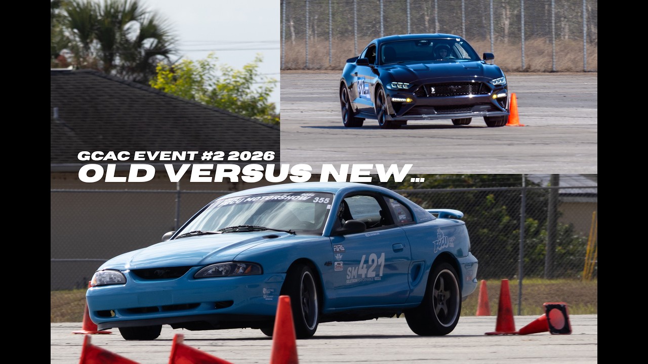 Sliding Around on BALD RACING SLICKS! Gulf Coast Autocrossers Event #2 2026